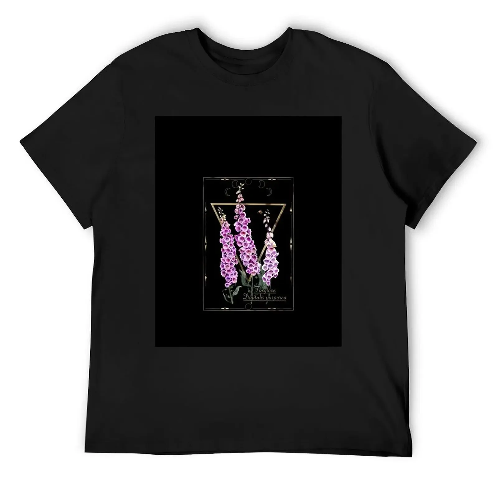 Foxglove. Digitalis purpurea T-Shirt summer clothes anime figures kawaii clothes men t shirts high quality