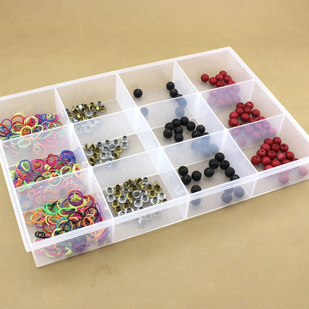 

Jewelry Storage Tray Organizer PP Material Multi-Grid Design for Rings Earrings Necklaces Bracelets Watch Key Holder Desktop