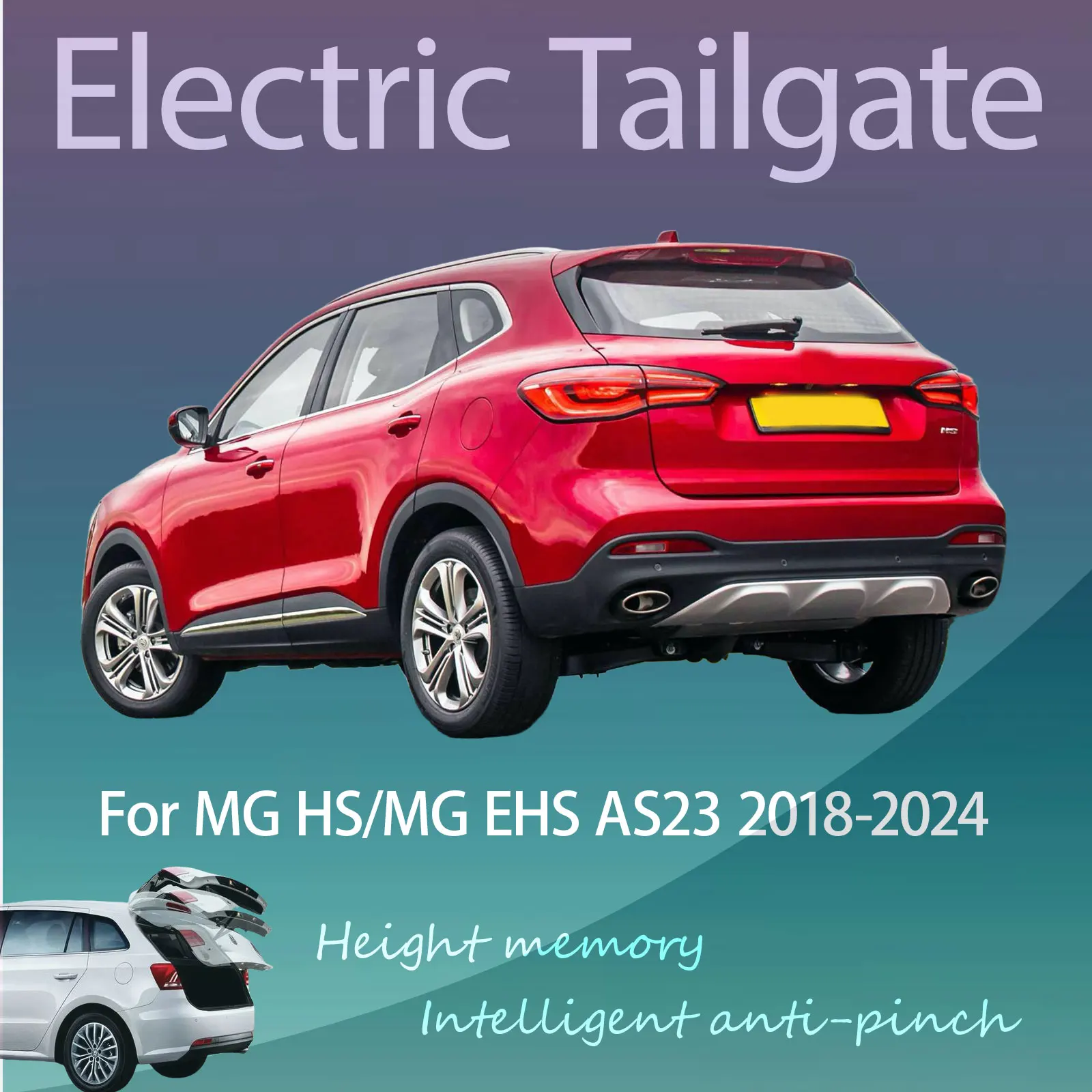 For MG HS/MG EHS AS23 2018-2024 Electric Tailgate with Sensor Trunk Anti-pinch Memory Height Intelligent Operation