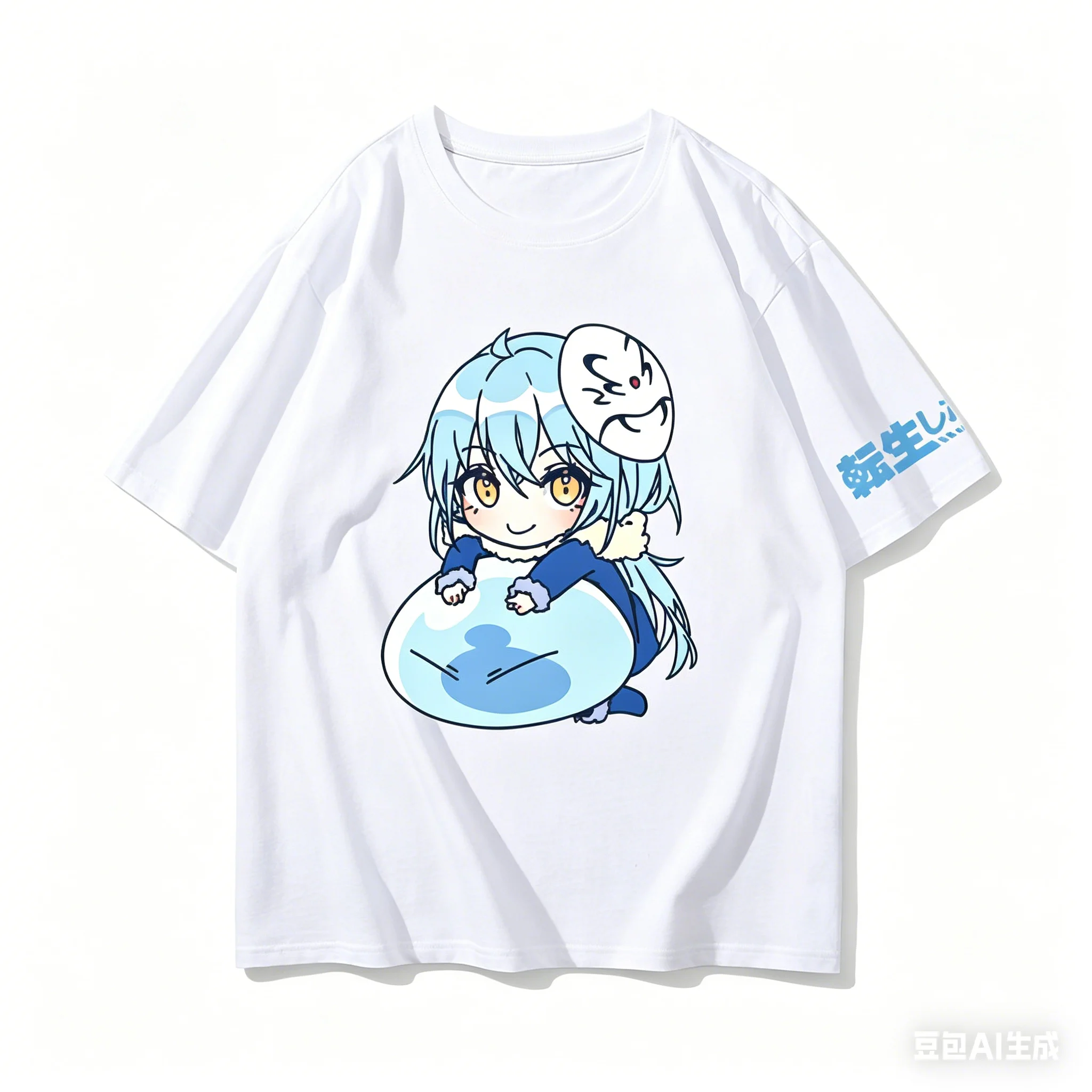 That Time I Got Reincarnated as a Slime Cotton T-shirt personality Clothes New Model Anime T-shirt Yearround clothing Plus Size