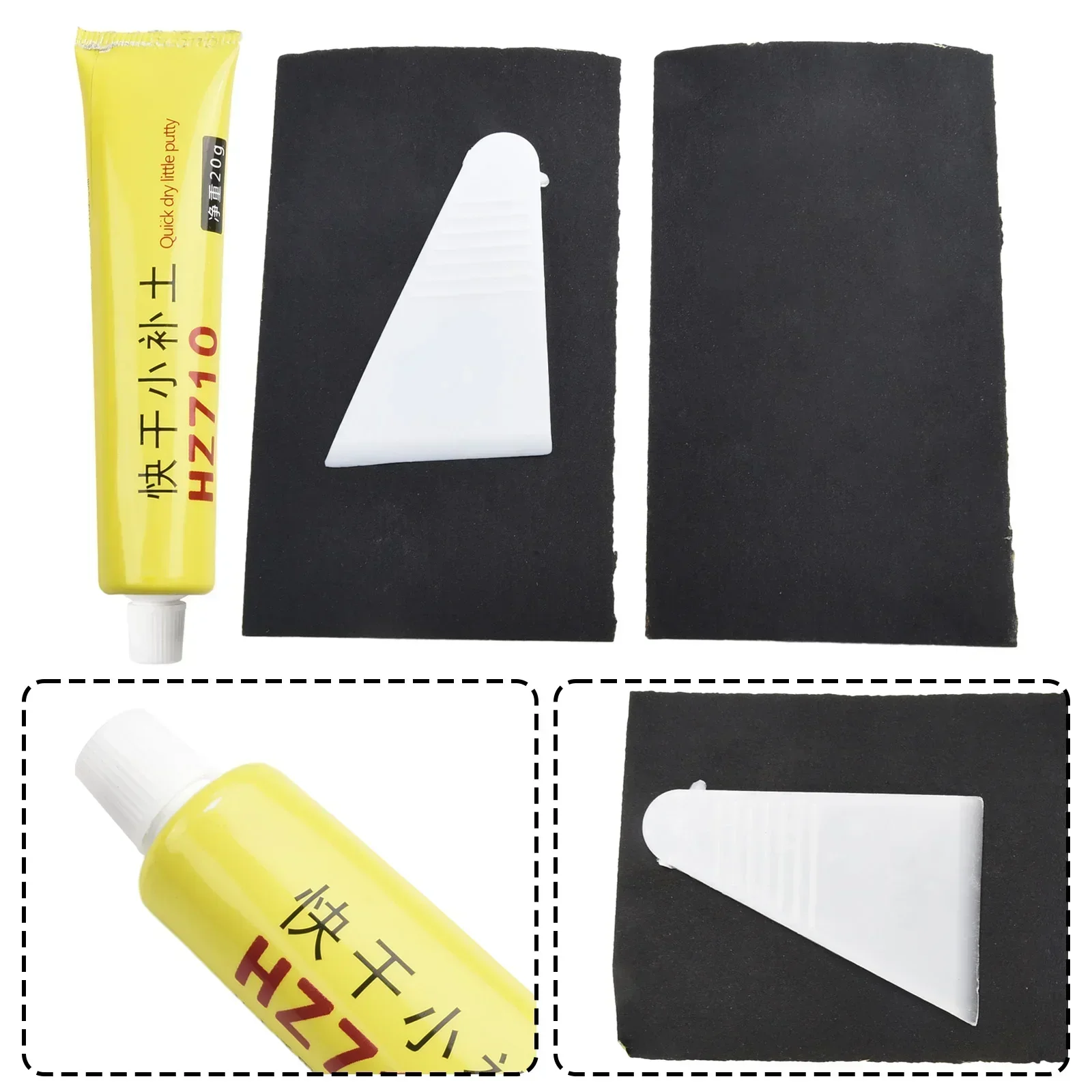 1pc Red/gray/white/ Black Car Body Putty Scratch Filler Smooth Painting Pen Scratch Car Miantaining Repair Tools