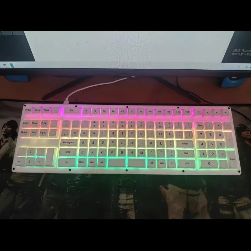 Ortho A132 Planck Mechanical Keyboards Custom Single Mode Qmk/Vial in Line Layout Orthogonal Hot Swappable Wired Type-C Keyboard