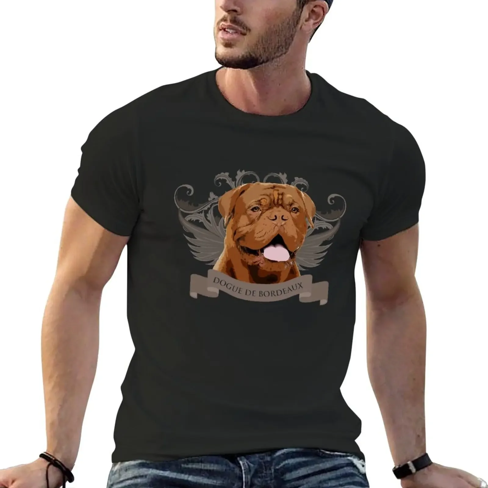 Dogue de Bordeaux - French Mastiff T-Shirt animal prinfor boys cheap stuff oversized t shirt men