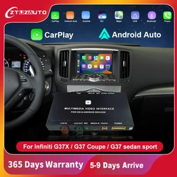 Wireless CarPlay Android Auto for Infiniti G37X/G37 Coupe/G37 sedan sport Mirror CarPlay Upgrade Retrofit Multimedia Navigation