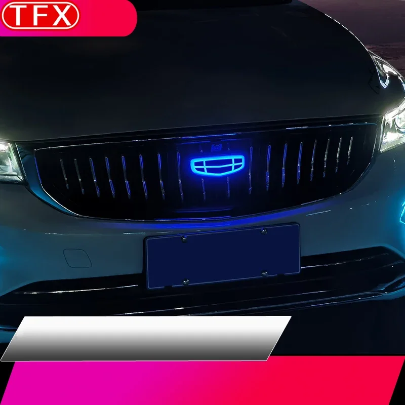 For Geely All-new Emgrand II 2023 2024 Car Illuminated Emblem Logo Cover Upgraded Exterior Decoration Stickers Auto Accessories