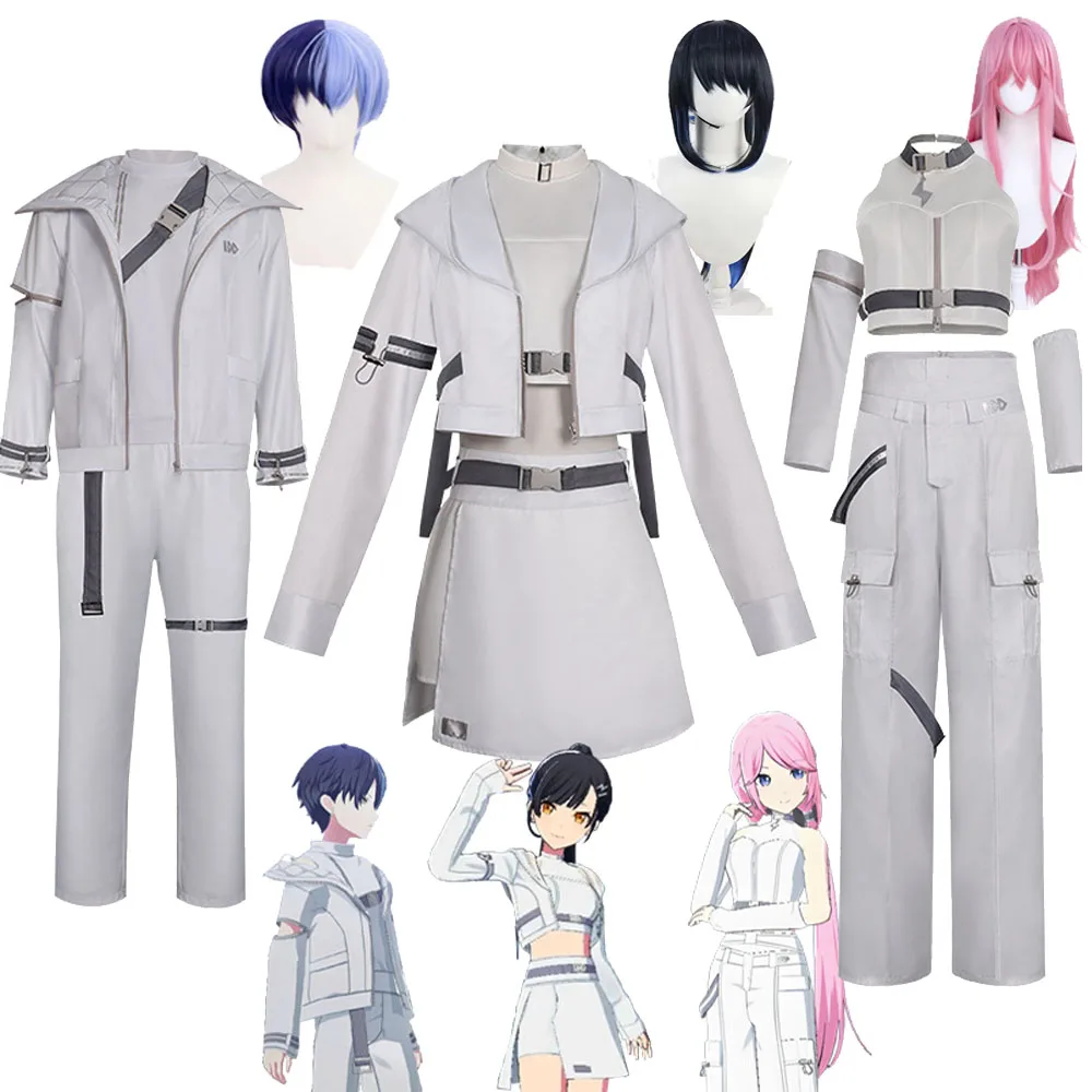 

Новый костюм для косплея Project Sekai: Шираиши Ан, Аояги Тоя, Vivid BAD SQUAD, униформа виртуального певца для сцены, одежда на Хэллоуин 2026