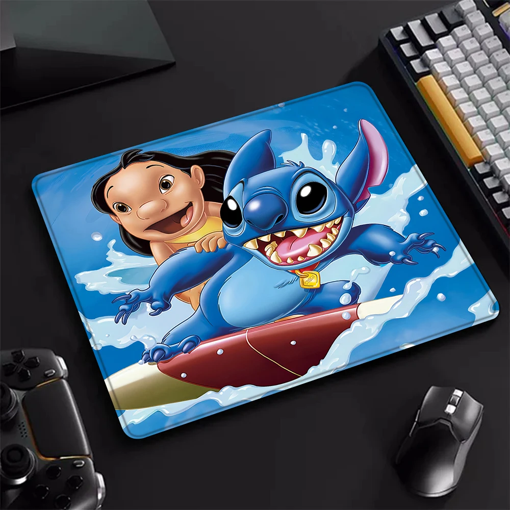 Cute Cartoon Funny Stitchs Gaming Mouse Pad XS Small Mousepad For PC Gamer Desktop Decoration Office Mouse Mat Deskmat Rug