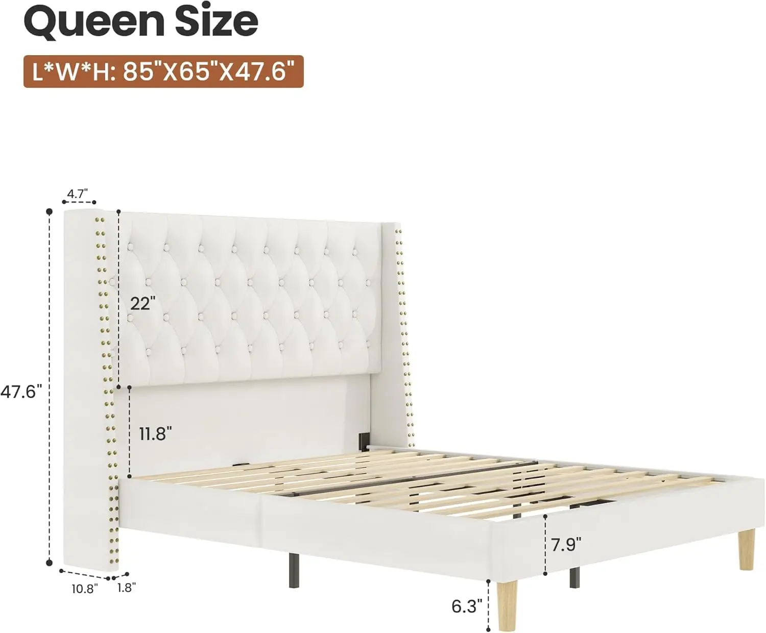 Thumbnail 2 - #27 Low Price Upholstered Headboards Deals