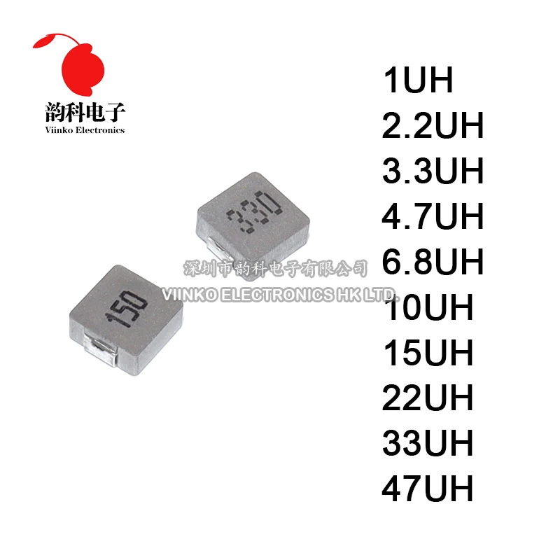  10PCS 0630 SMD Inductance 15UH 22UH 33UH 47UH 1UH 2.2UH 3.3UH 4.7UH 6.8UH 10UH Power Inductor