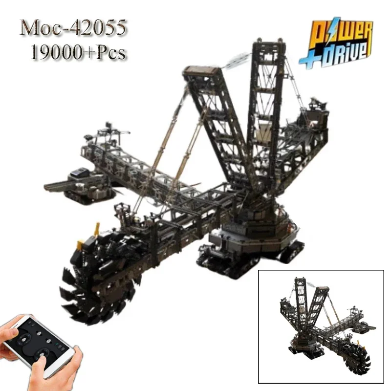 

New 19000+ Pieces MOC-42055 Model Building Blocks Self-locking High Difficulty Building Blocks Toys DIY Christmas Gifts