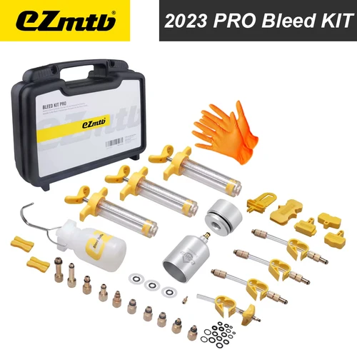 Ezmtb 2023 Pro 2024 Lite MTB bicicleta de carretera freno de disco hidráulico Kit de purga de aceite herramientas para SHIMANO SRAM Avid herramienta de reparación de frenos de bicicleta