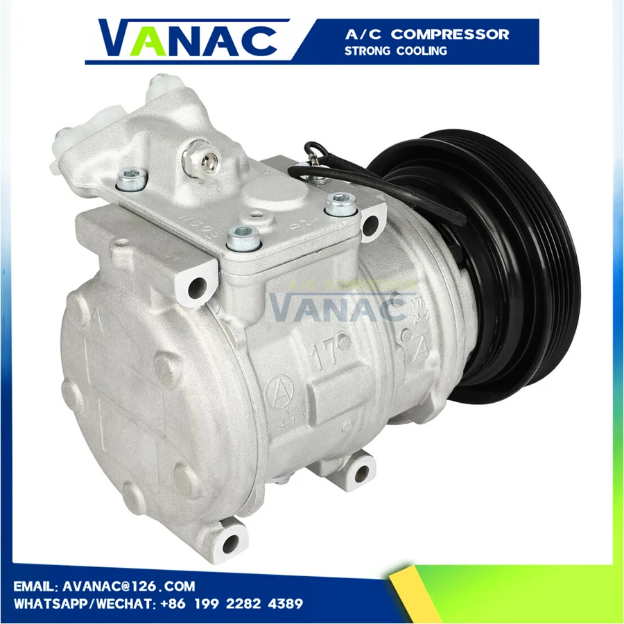 

AC Compressor For Toyota Camry Celica Solara 147200-4630 CS20113 4710146 4711146 4711217 883203209084 R57398 58398 618398 10PA17