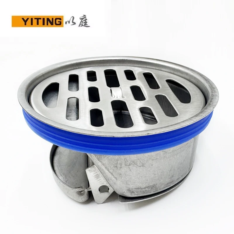 

YITING SUS304 Stainless Steel Floor Drain Core Large Diameter Floor Drain Inner Core 90mm Gravity Flap Core 9CM Anti-odor Floo