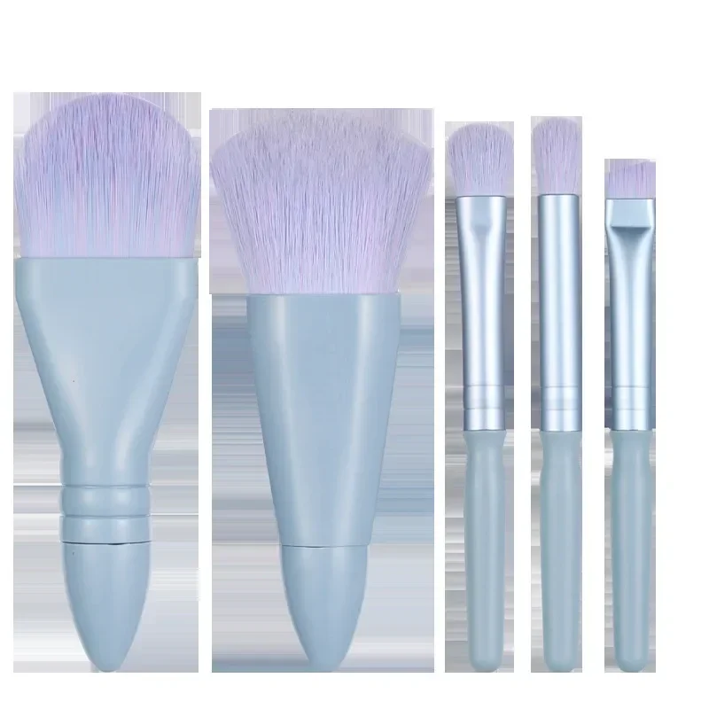 Portable Travel Size Makeup Brushes Set Mini Makeup Brushes Small Complete Function Cosmetic Brushes With Case And Mirror Perfe