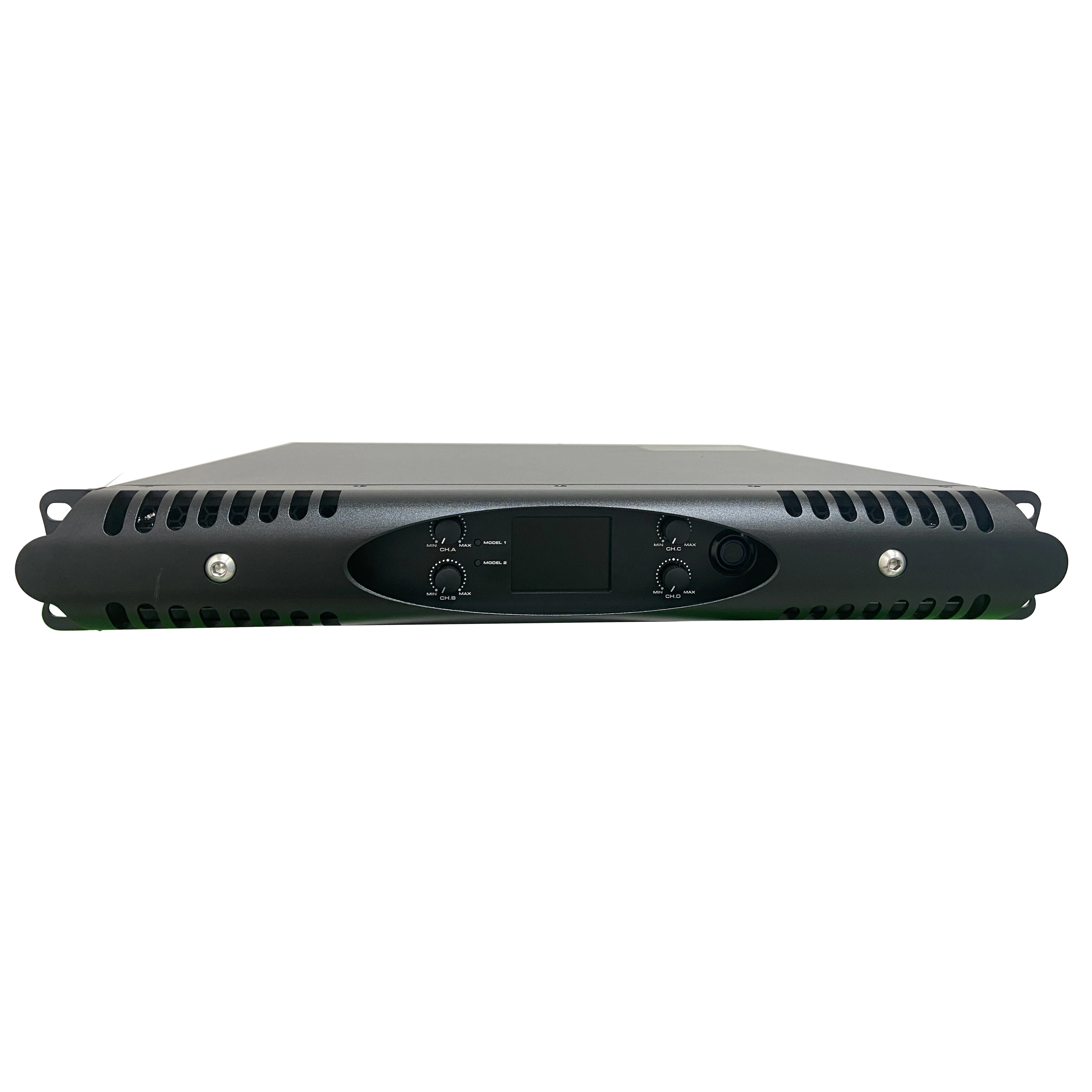 4 Channel 1300W Class D Amplifier 1.5U Metal Body Professional Stage Power Gear