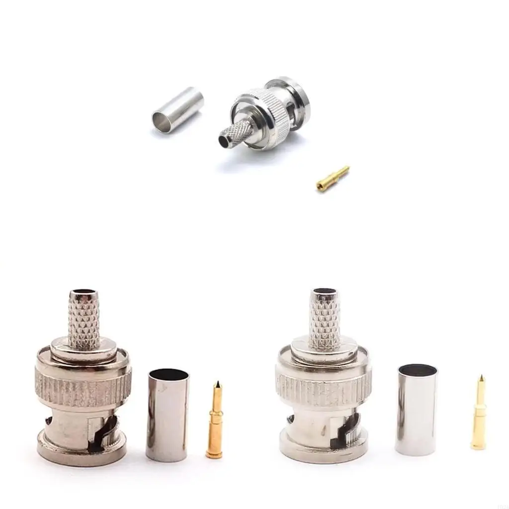 193A BNC Type Solder Converter BNC Male Crimp Connector 50Ohm Connector
