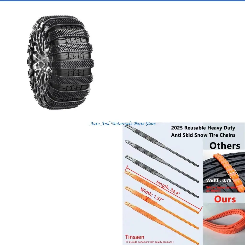 

P9FD 10 шт. перерабатываемые прочные автомобильные шины из ТПУ, оковы для снежных и грязевых тяговых захватов, аксессуары для