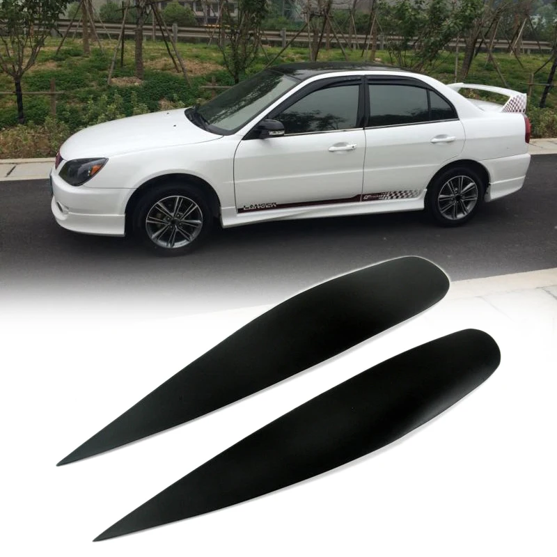 مصابيح أمامية للحواجب وجفون السيارة ، أغطية ضيقة لميتسوبيشي لانسر إكس 9 سيديا من الخارج