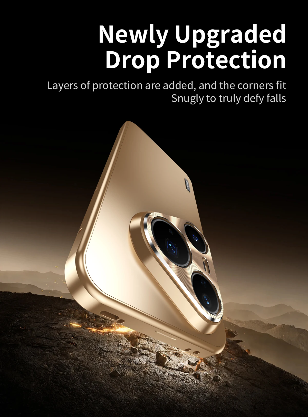 Cover posteriore con magnetismo ultrasottile in lega di titanio opaca con corpo interamente in alluminio per Huawei Pura 70 80 Ultra Pro plus