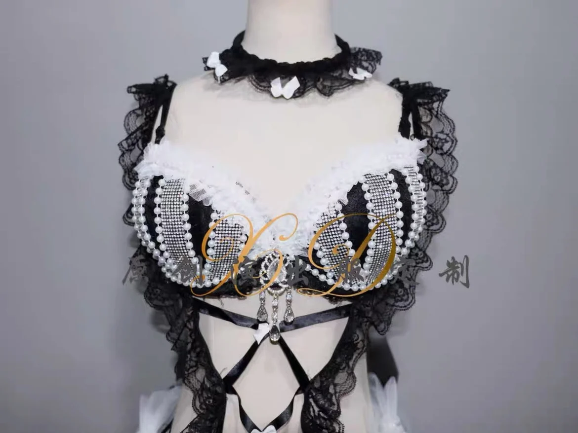 2025年ホットセール新作ナイトクラブバーセクシーでキュートな女の子向けバウンス電動シラバスセットファッションパフォーマンス服yj515