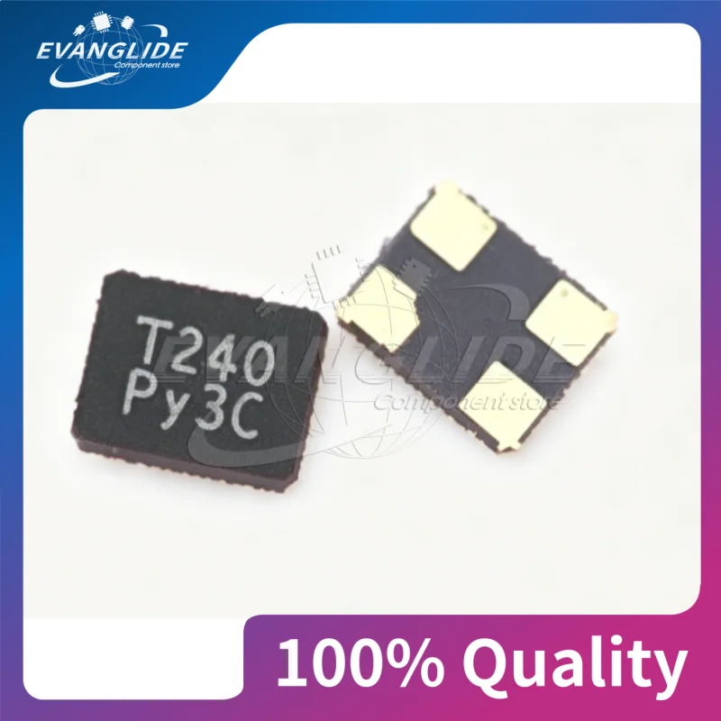 1-100PCS/LOT MARKED T240 24M 24MHZ 24.000MHZ 3225 Passive Surface Mount Crystal Oscillator