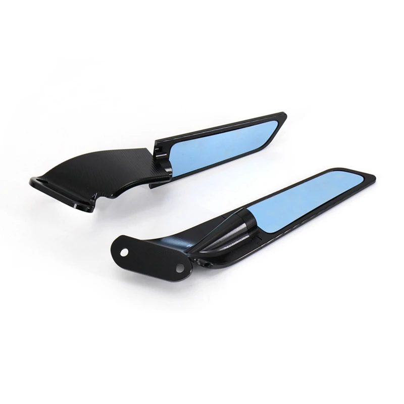 Rearview Mirrors Wind Wing Adjustable Rotating Side Mirror Winglet For KAWASAKI Ninja 400 NINJA 650 2018-2022