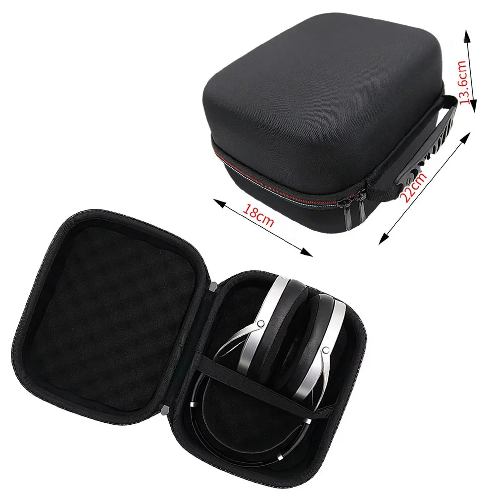 

Portable Travel Case for HIFIMAN ANANDA Hard Shell Headphone Storage Bag with Shockproof Foam Oxford Fabric EVA Protective Case