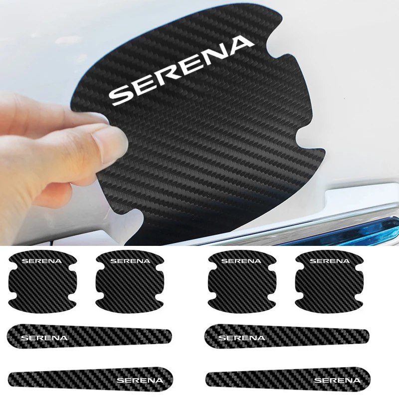 

Auto Door Wrist Bowl Stickers for Nissan Serena Badge Cover Tape Films Water Proofing Decoration Styling Decals Car Accessories