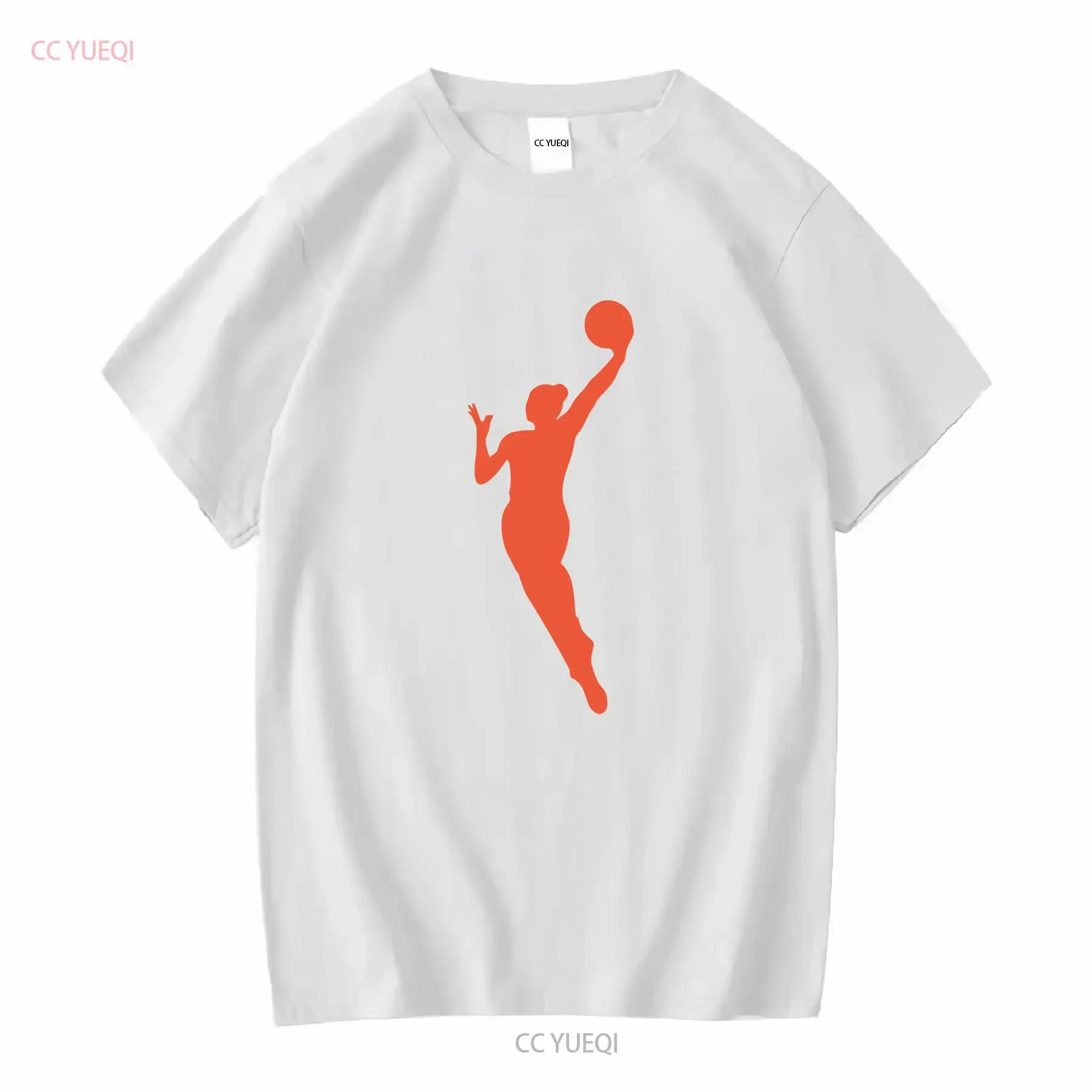 Heavy Cotton T Shirt WNBA orange player only vintage Washed Slightly Soft fashion designer clothes homme Unisex Versatile image 4