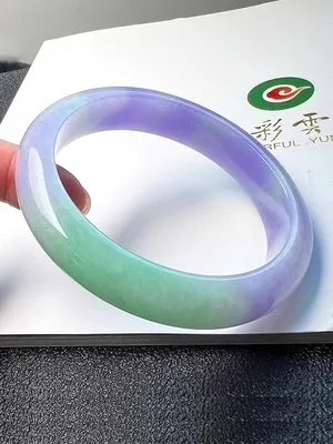 Natural Myanmar Jade 54mm-62mm bracelet exquisite princess bracelet to send girlfriend to send mother Hetian jade