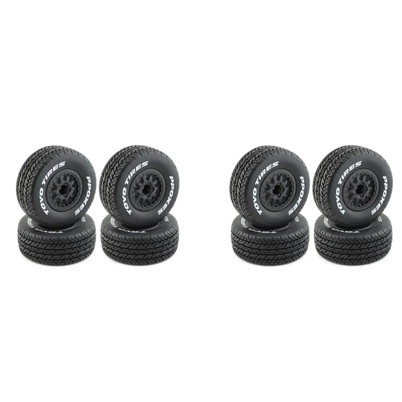 

M15K-8Pcs 112Mm 1/10 Короткие грузовые шины Колеса с шестигранной головкой 12Mm для Traxxas Slash Arrma SENTON VKAR 10SC HPI RC Car