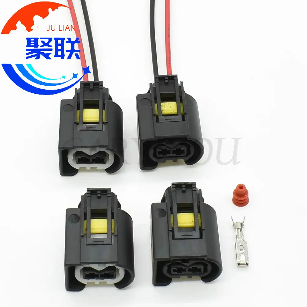 1Set 2Pin 09441291 09441212 09441241 09441211 Automotive Ignition Coil Waterproof Connector Wire Harness Damper Socket Plug