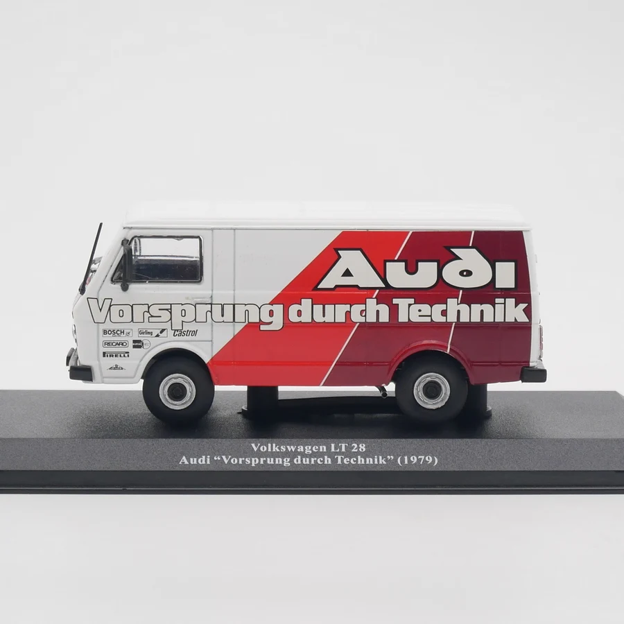 

IXO 1:43 Scale Diecast Alloy Volkswagen LT 28 Audi 1984 Toys Cars Model Classics Nostalgia Adult Gifts Souvenir Static Display