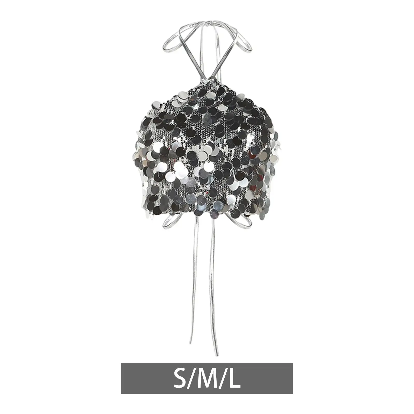 パーティー クラブ トップ レディース 多用途 スパンコール トップ レイブ ビーチ フェスティバル用