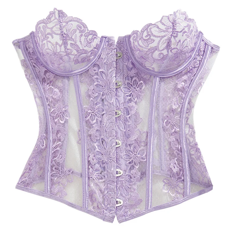 

Соблазнительный корсет, прозрачный корсет с полой косточкой, тренировочный корсет под грудью, корсеты для талии в викторианском готическом стиле