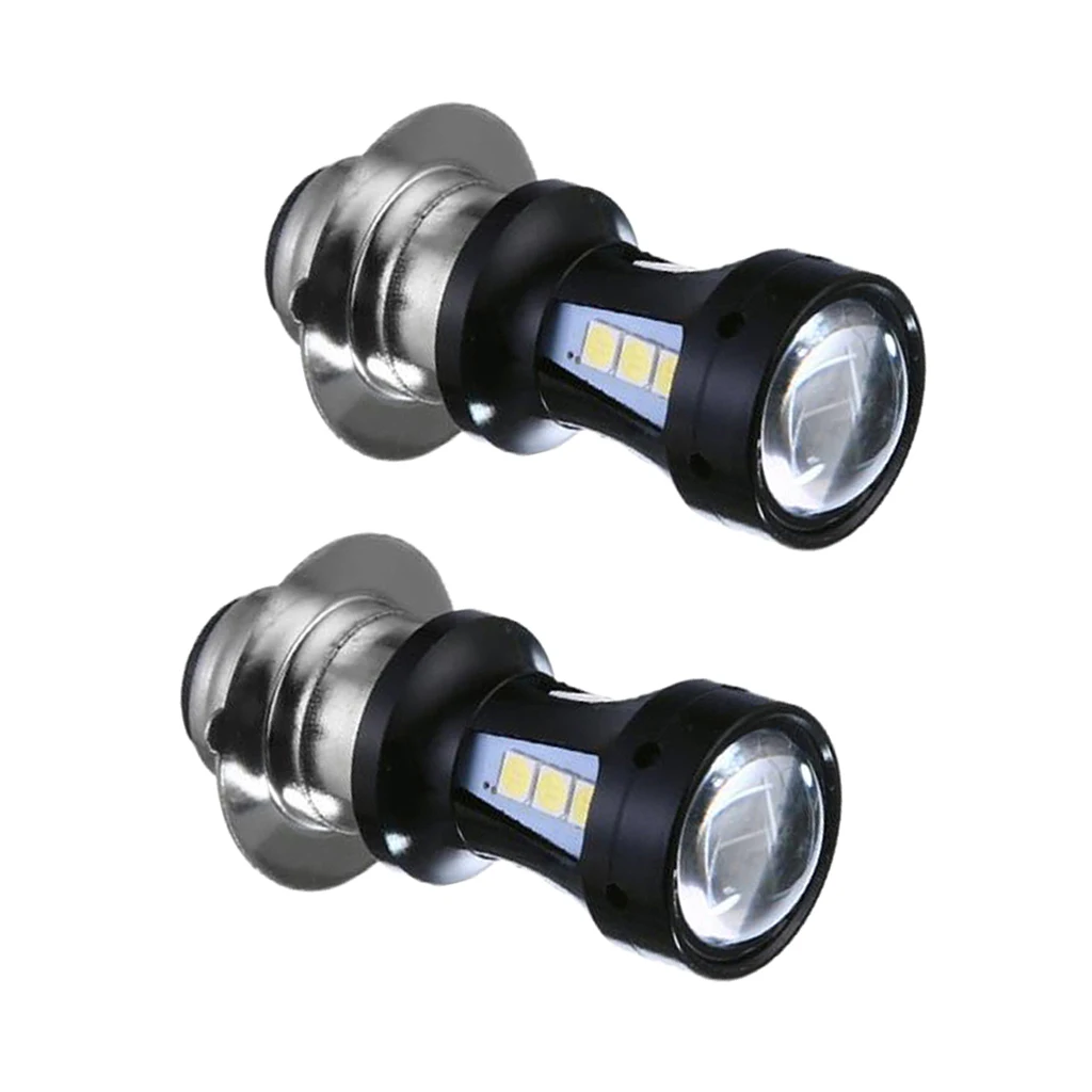 2 Pieces Car Part H6 18W 6000K LED Fog Driving Light Bulbs Lamps 950LM 12V Low Power Consumption