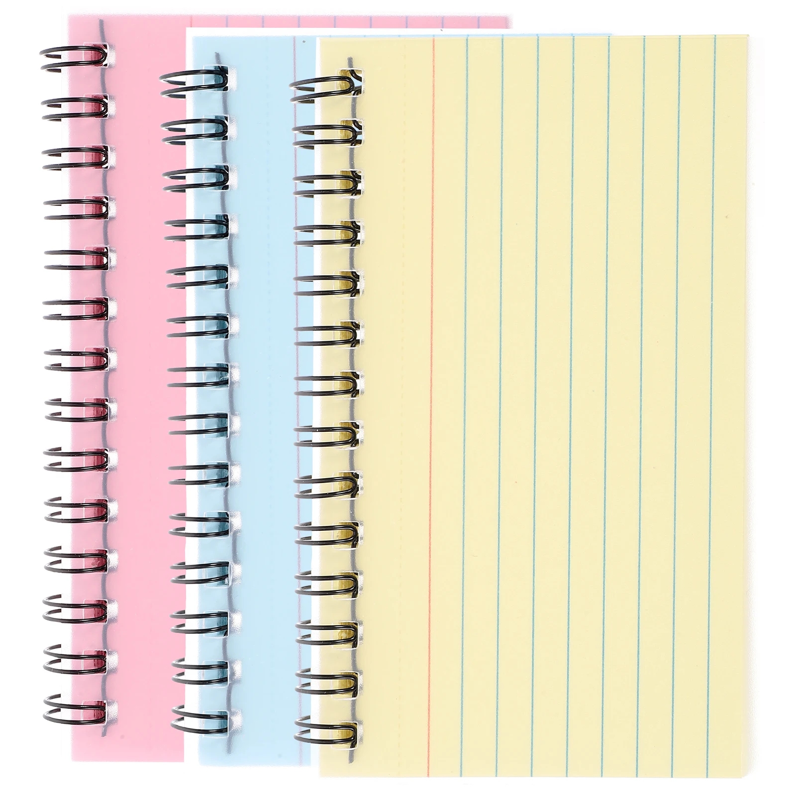 

3 Pcs Notepads Notebooks Colorful Notepads Small Index Cards Portable Study Flash Cards Smooth Small Notebooks Writing