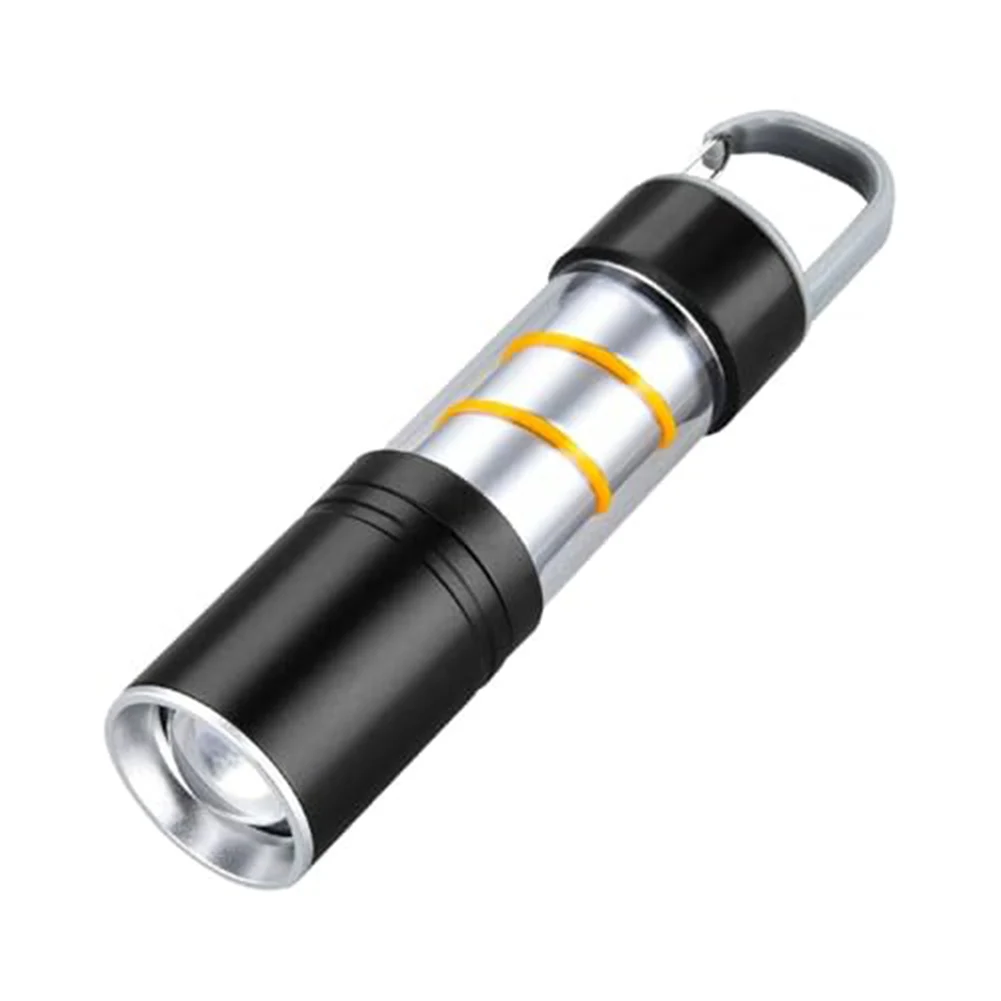 1pc Compact Retractable Outdoor Light Versatile Atmospheric Lantern Flashlight With 3 Lighting Modes For Camping Hiking