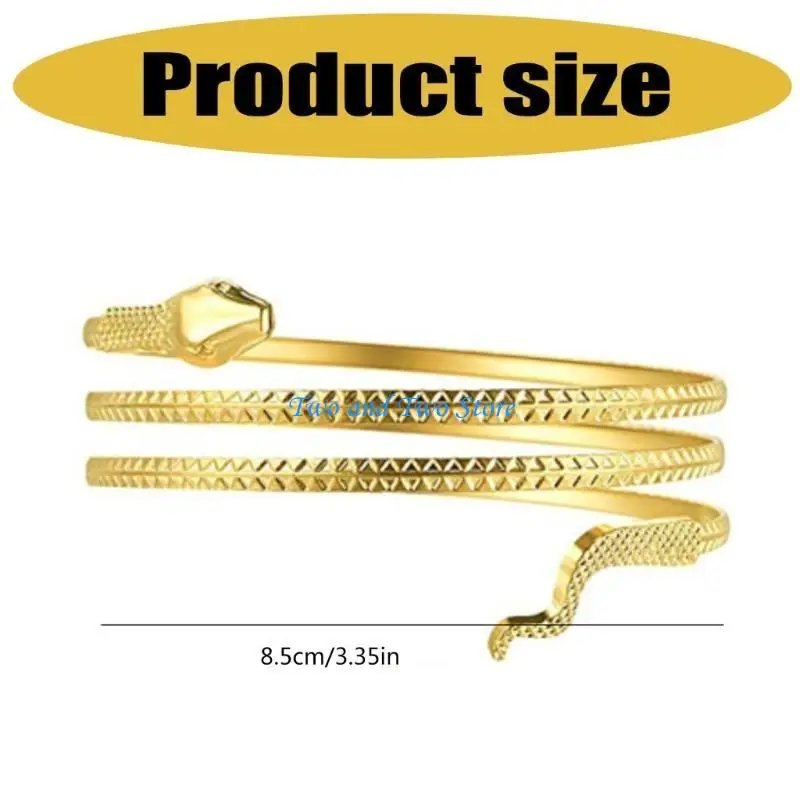 HX6F Blingling Snake Arm Bracelets Costum