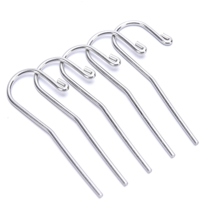 

Набор из 5 шт. (2 мм) стоматологических крючков из нержавеющей стали для измерения корневых каналов, инструмент для апекслокатора, для стоматологов