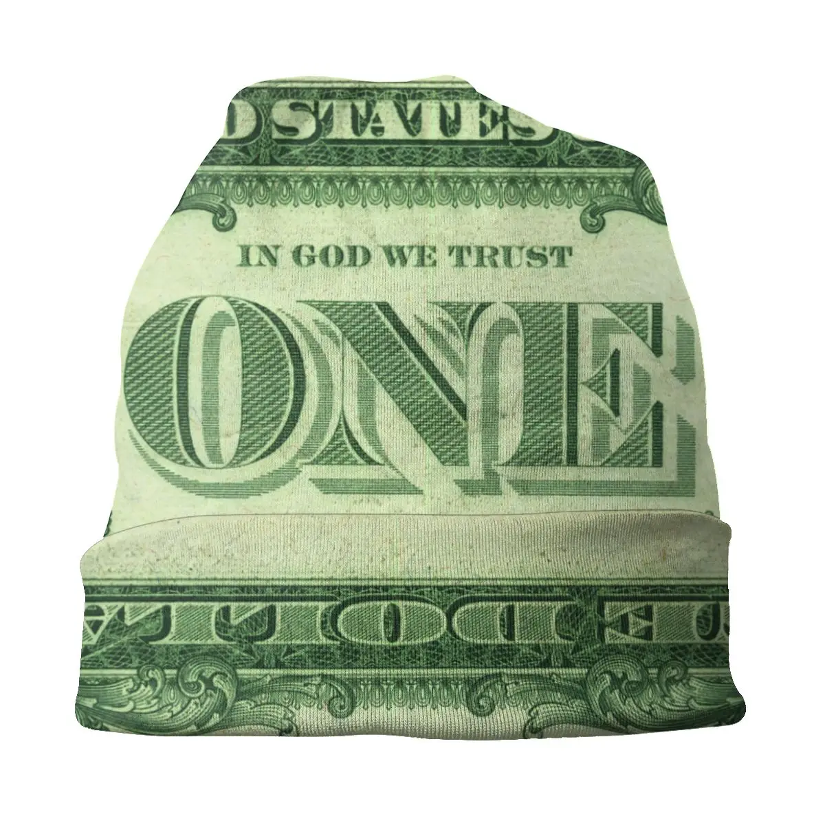 Dollars Banknotes Skullies Beanies Hats Cool Autumn Winter Street Men Women Cap Adult Warm Thermal Elastic Bonnet Knitting Hats