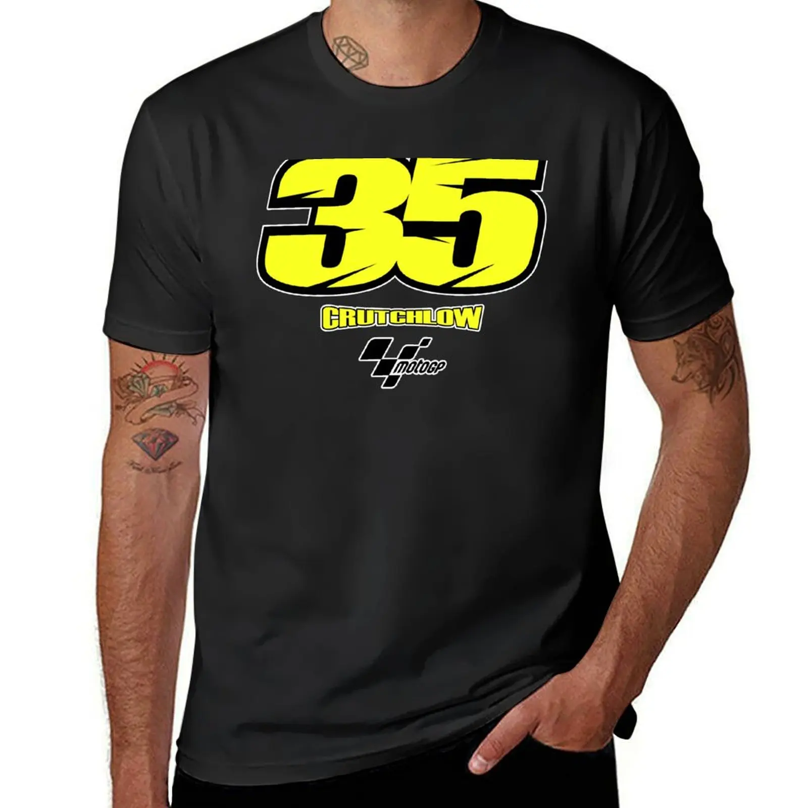 Футболка Cal Crutchlow, быстросохнущие милые футболки, мужские футболки с графическим рисунком, упаковка