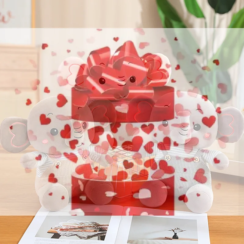 漫画の象のぬいぐるみ かわいい動物のぬいぐるみ ソフトぬいぐるみ ホームデコレーション クレーンゲームの景品 投げゲームの景品 子供へのプレゼント