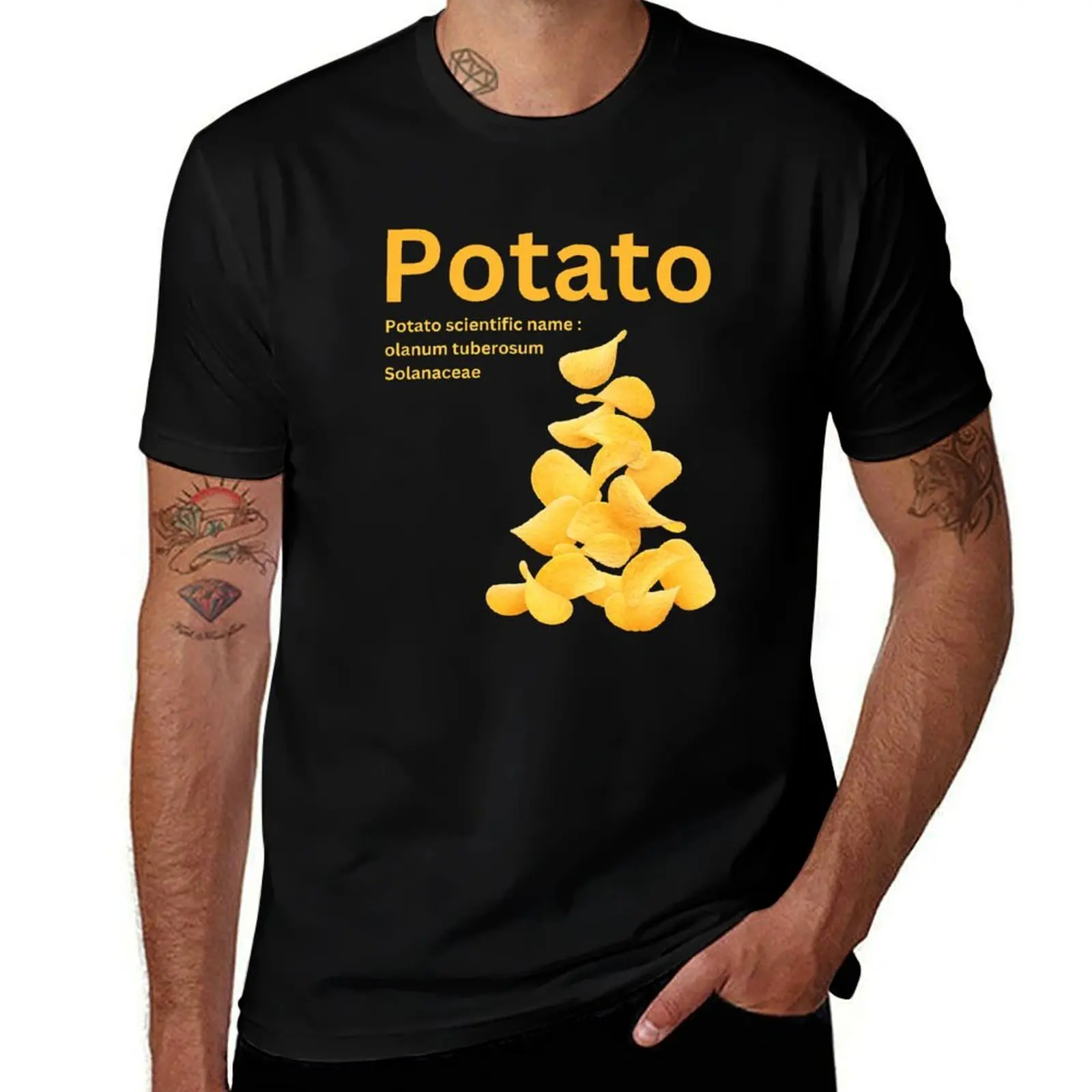 

Potatoes - potato scientific name - Solanum tuberosum T-Shirt blacks tees basketball graphic tees graphic shirts Men's clothing