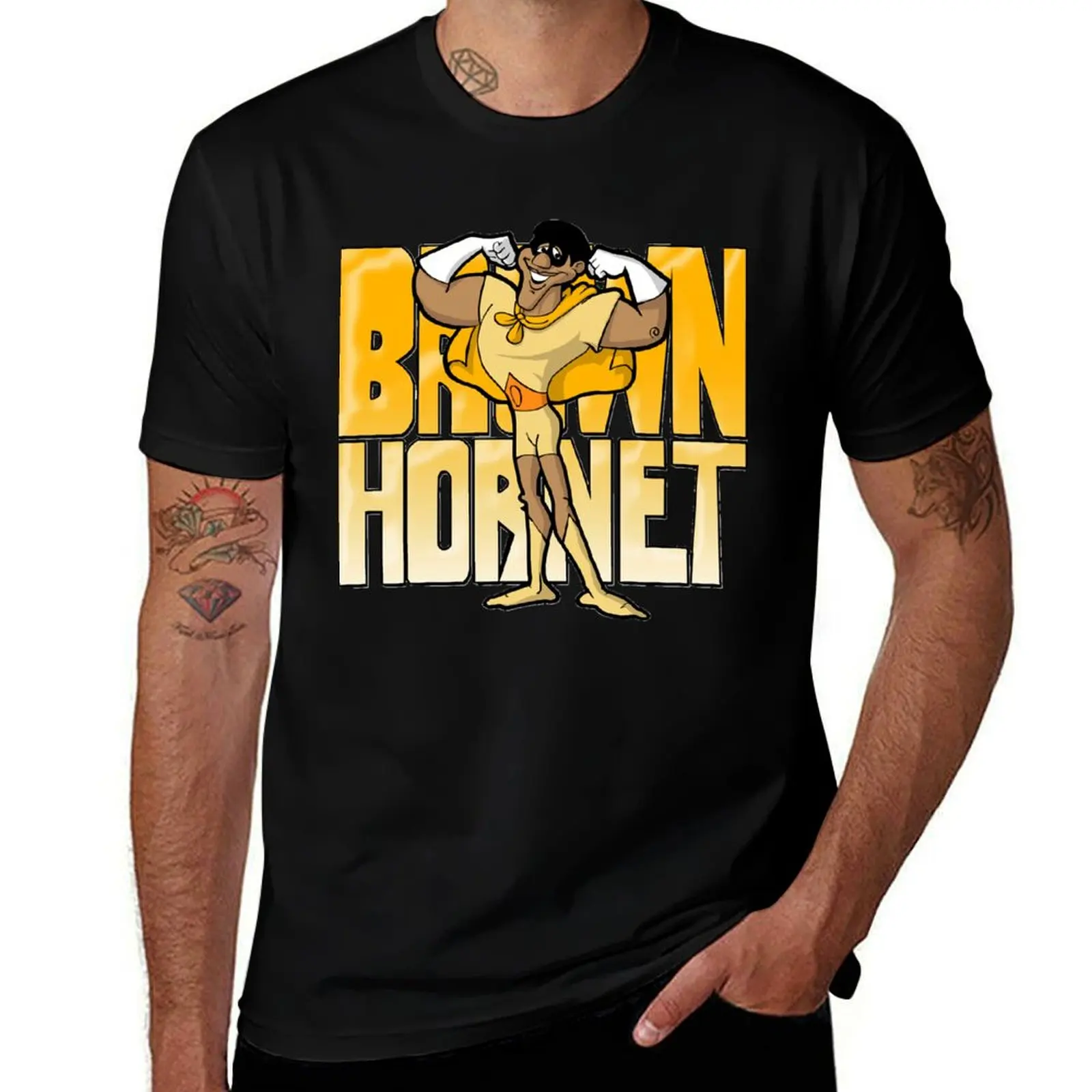 

The Brown Hornet! Essential T-Shirt cotton t shirt man t shirts cotton 100% T-Shirt