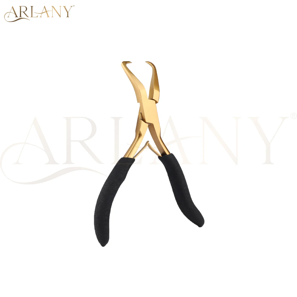 

ARLANY Hair Extension Pliers for Micro Beads Remover Microlink Pliers with Anti-slip Handle for I Tip Extensions Hair Tinsel