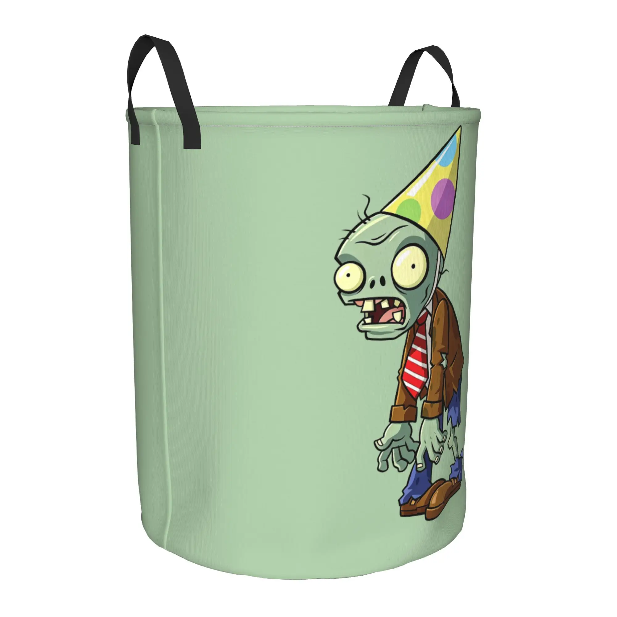 P-Plantsed Vs. Zombiesed Laundry Basket Collapsible Funny Game Laundry Hamper Household Items Bathroom Organizer Storage Bins