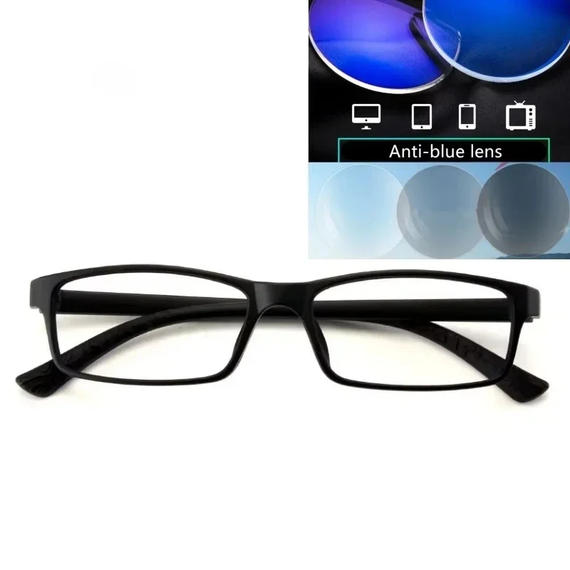 نظارات قصر النظر للرجال - 50-75-100 -125-150-175-200-225-250-275-300-325 نظارات بصرية TR90 إطار كبير للتخصيص الاستجماتيزم