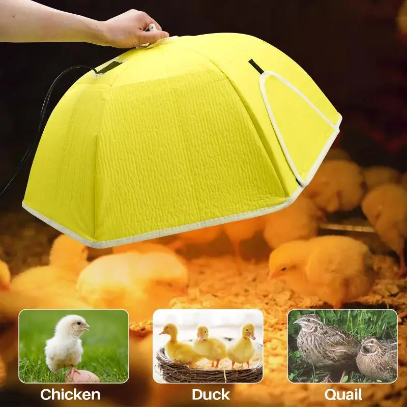 1Pcs Electric Chick Brooder Heating Cover Chick Cage Heater Chicken Warmer Easy To Install Convenient Time-Saving