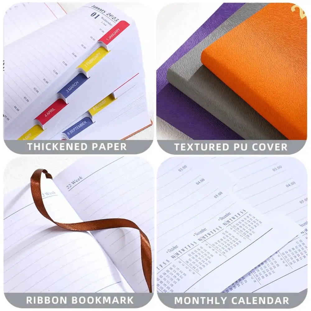 English 2025 Schedule Planner Notepad 12 Months To Do List 365 Days Notepad Academic Weekly Agenda Taking Notes